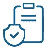 insurance blue icon
